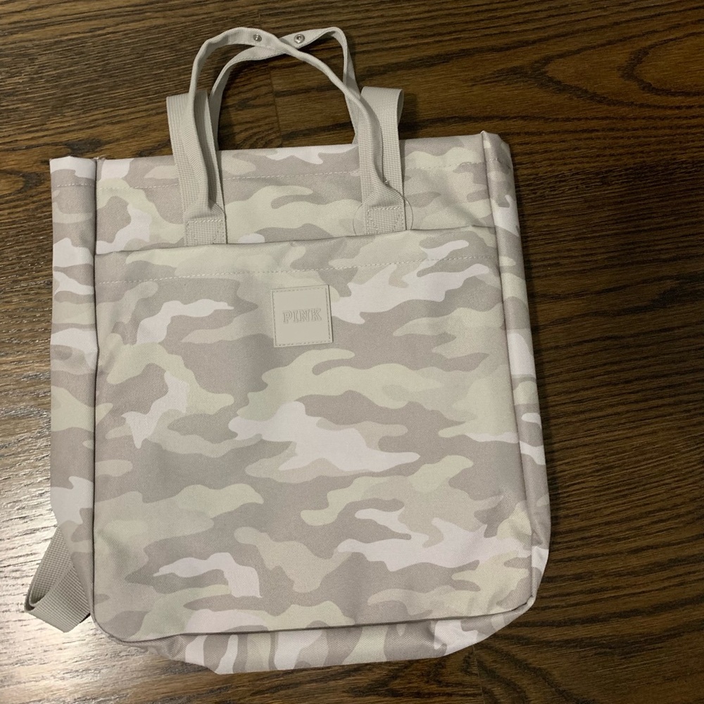 New pink book bag